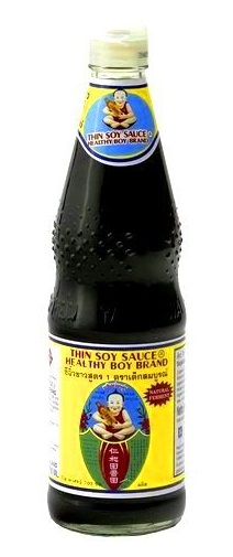 Salsa di soia chiara Healthy Boy brand 700 ml.